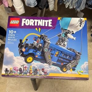 LEGO Fortnite Blue and White Battle Bus Set
